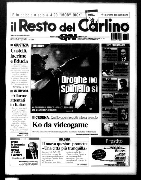 Il Resto del Carlino : giornale dell'Emilia